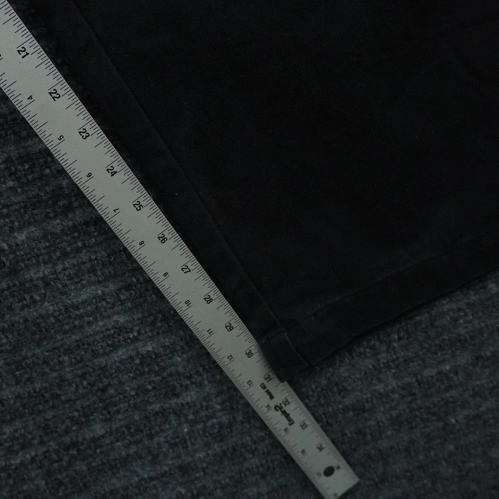 Vintage Polo Ralph Lauren Chino Pants Mens 36x29 Black Pleated Cotton Relaxed